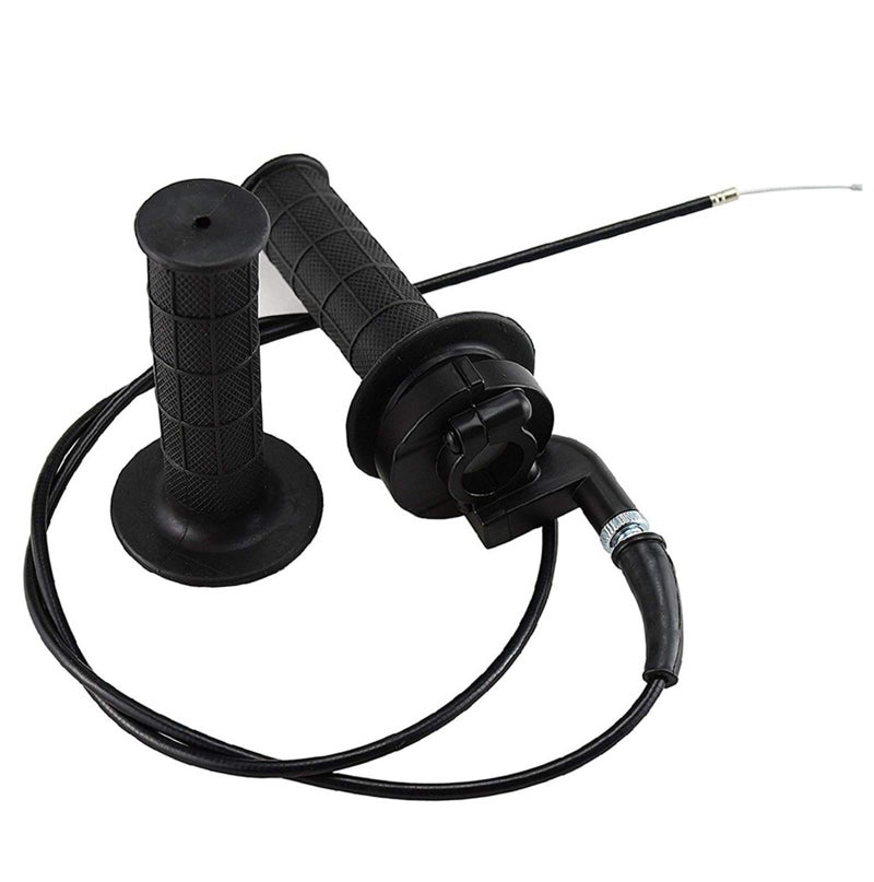LIYYOO Throttle Cable Kit, Throttle Handle,Right Brake Lever and Left Handle, for XR80 XR100 CRF70 CRF80 CRF100 Pit Dirt Motor Bike Baja Mini Bike 196cc 200cc 5.5hp 6.5hp 48 Inch Twist Throttle Hand - Image 4